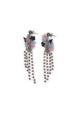 Flower Bouquet Earrings Blush Multi