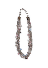 Flower Bouquet Necklace Blush Multi