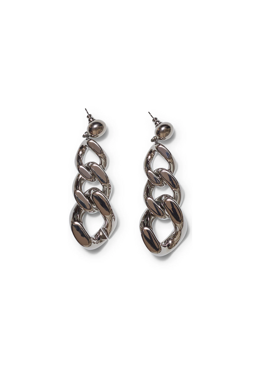 Grad Earrings Silver