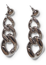 Grad Earrings Silver