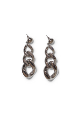 Grad Earrings Silver