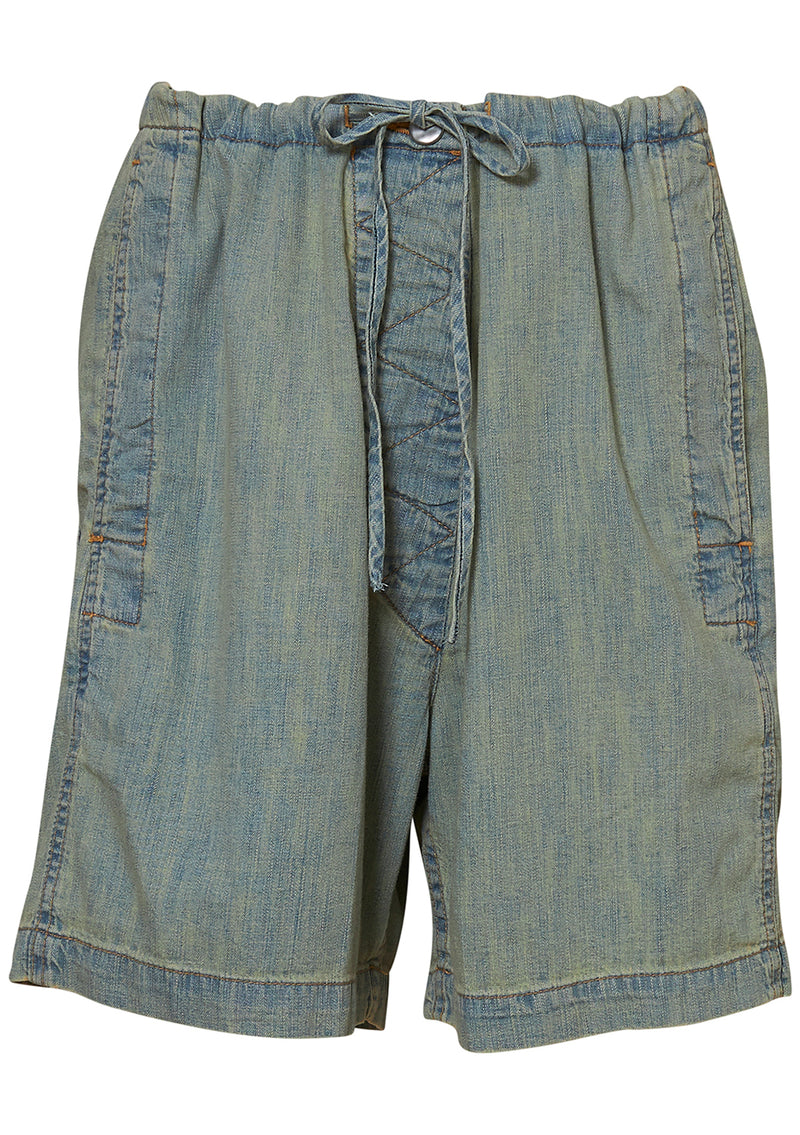 Mona Shorts Khaki Indigo
