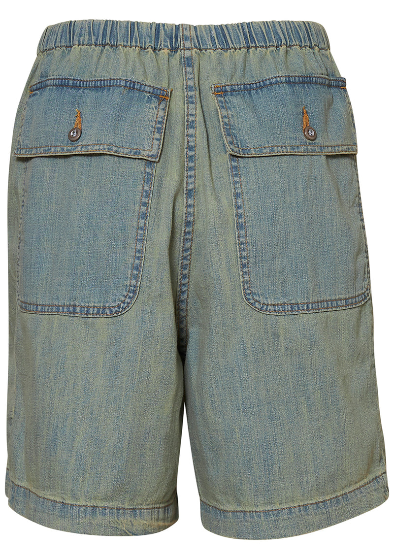 Mona Shorts Khaki Indigo