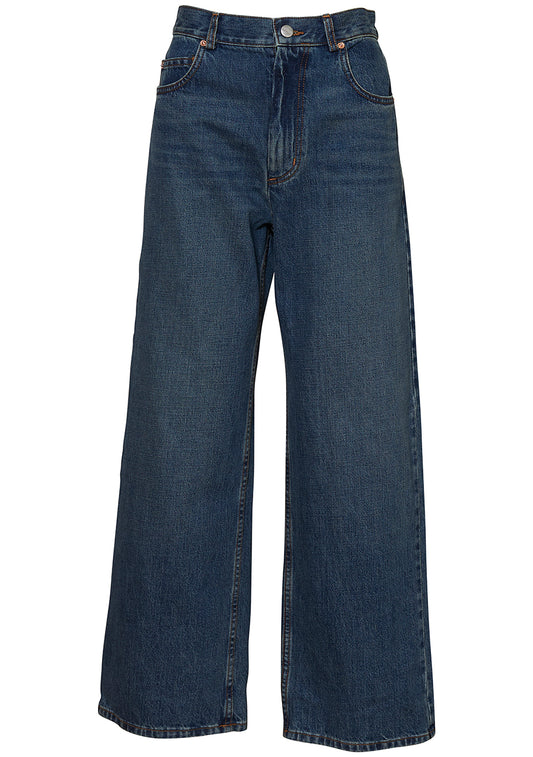 Puerto Pant Aged Indigo