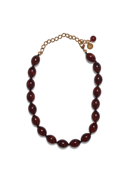 Salina Necklace Dark Tortoise