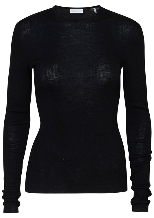 Amy-O Neck Blouse Black