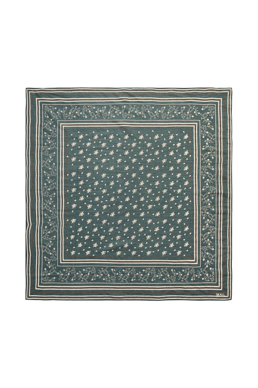 Classic Scarf Dark Green & Brown