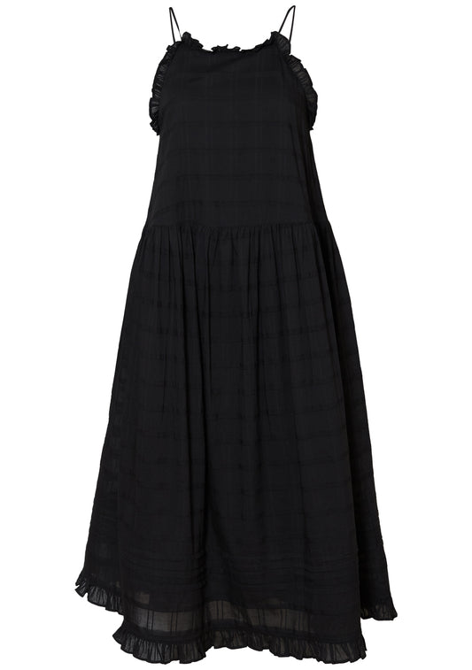 Fiore Strap Dress Black