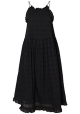 Fiore Strap Dress Black