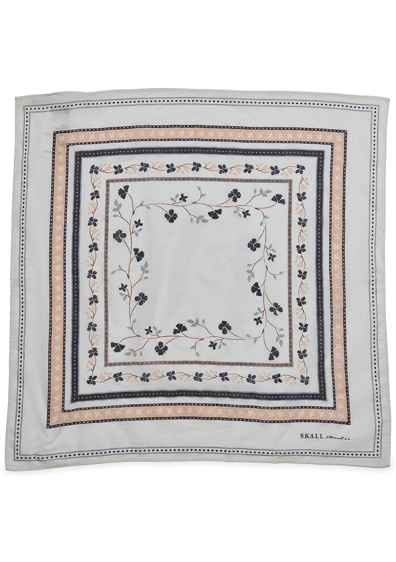 Floral Scarf Ivory