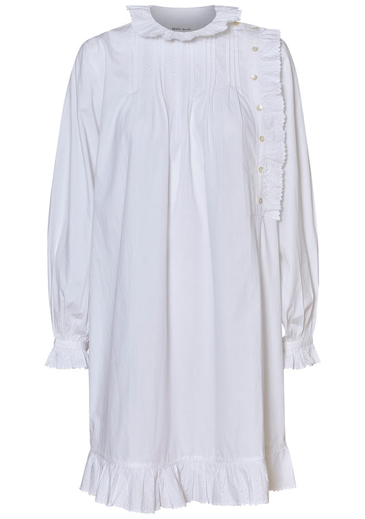 Iris Dress Optic White