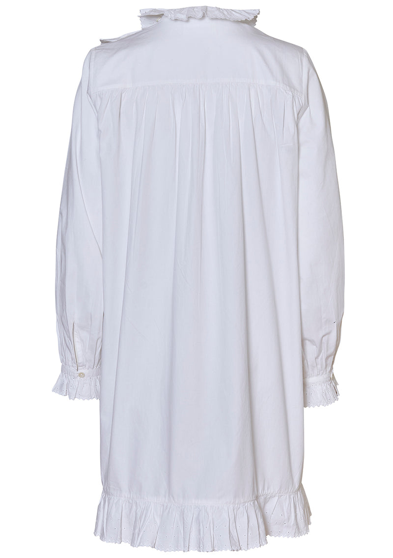 Iris Dress Optic White