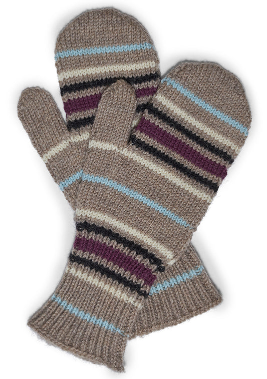 Laura Mittens Brown Mélange/Multi