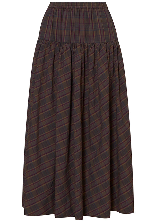 Lili Skirt Green/Red Check