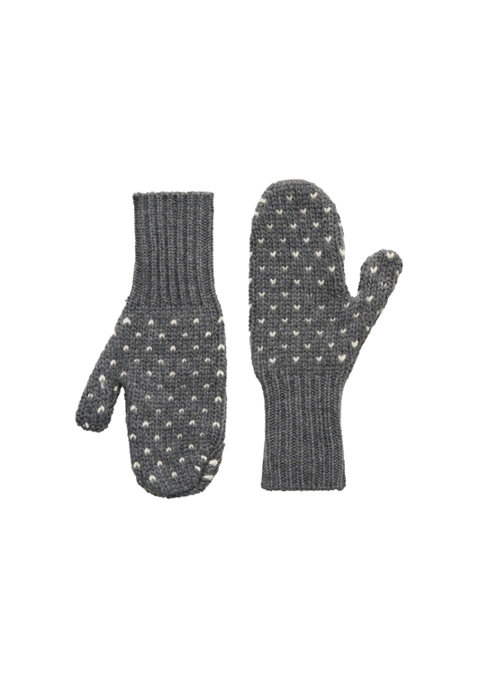 Misty Mittens Grey Jacquard