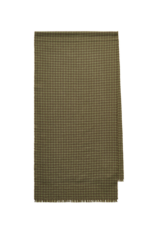 Nadelle Scarf Brown/Green Check
