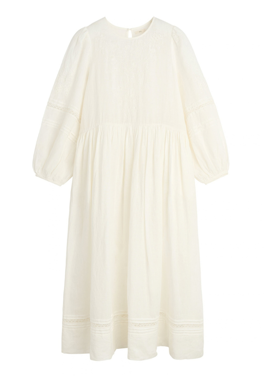 Velina Oversize Dress Off White