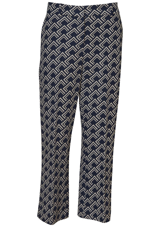 Wallace Trousers Navy/Beige