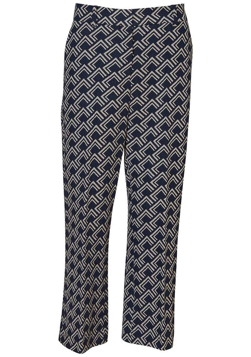 Wallace Trousers Navy/Beige