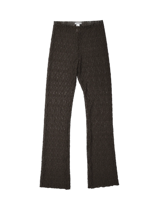 Lace Plair Pants Black