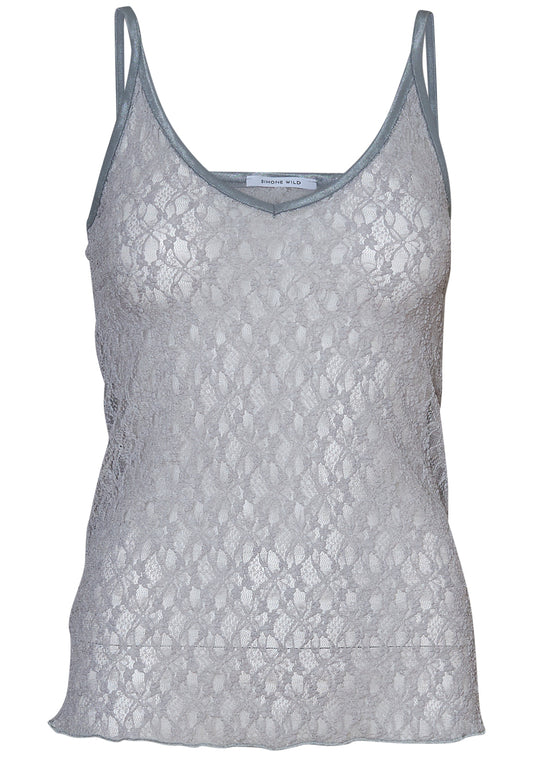 Lace Tetti Top Grey