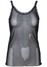 Mesh Cami Top Black