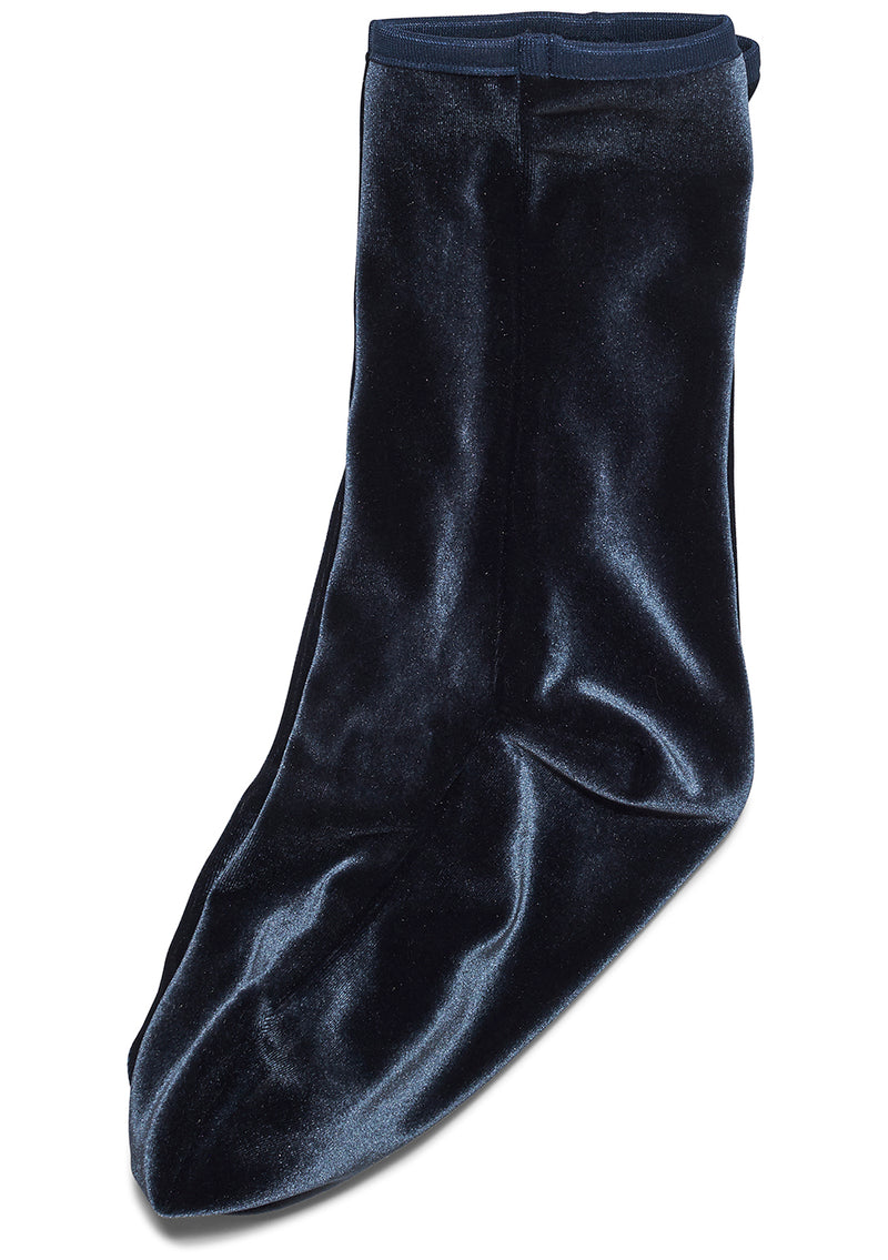 Velvet Ankle Socks Anthracite