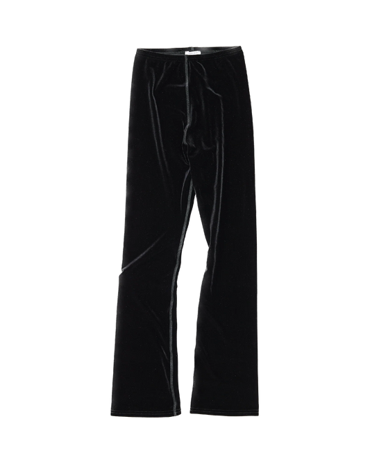 Velvet Plair Pants Black
