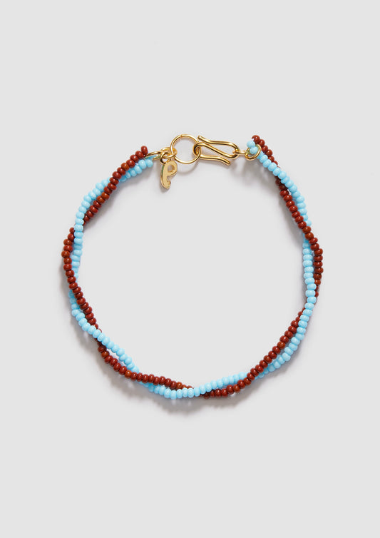 Twister Blue Brown Bracelet
