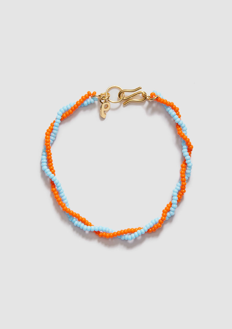 Twister Orange Blue Bracelet