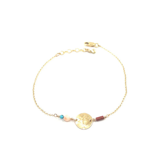 Zahia Jasper/Turquoise Bracelet