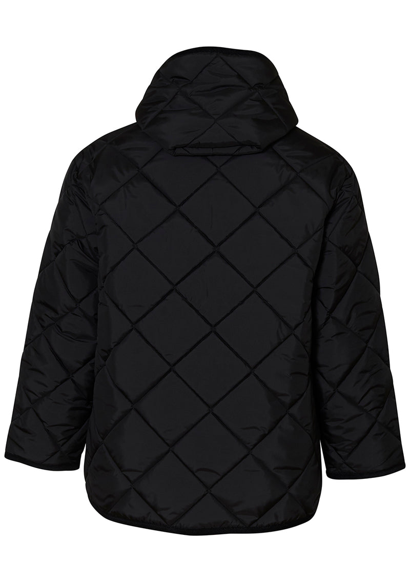Big Quilt Zipped Craydon Jacket Sable Black
