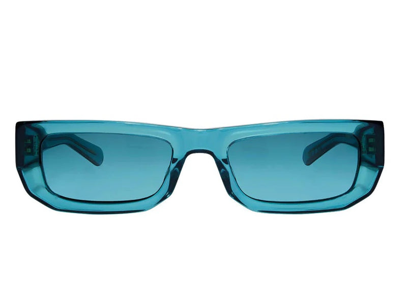 Bricktop Crystal Teal Blue Sunglasses