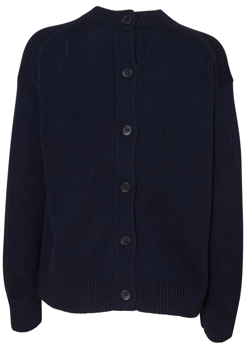 Odette Cashmere Pullover Navy