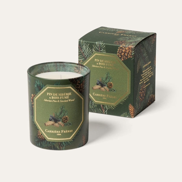 Pine  & Smoked Wood Christmas Scented Candle