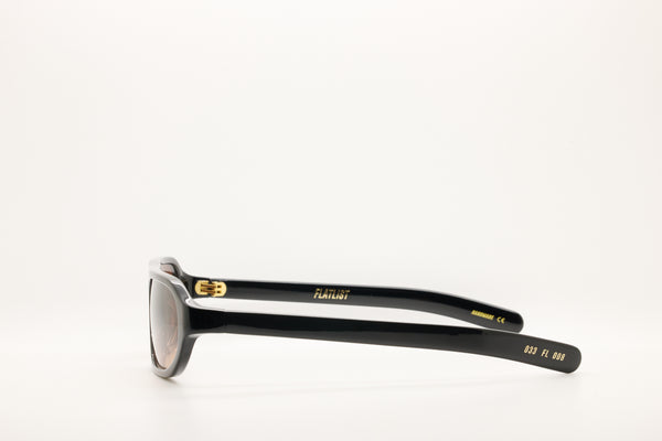 Penn Solid Black/Brown Gradient Sunglasses
