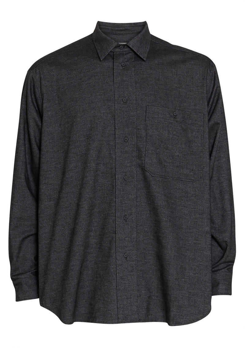 Tonsure Ron Dark Grey Oversize Shirt