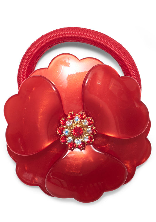 Big Red Flower Elastic