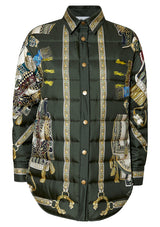 Quilted Silk Down Jacket