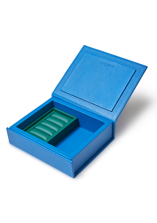 Blue Leather Jewelbox