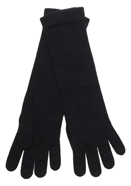 Black Long Cashmere Gloves
