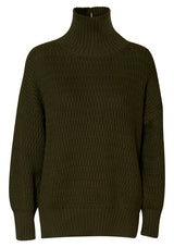 Composite Olive Pullover Sweater