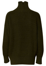 Composite Olive Pullover Sweater