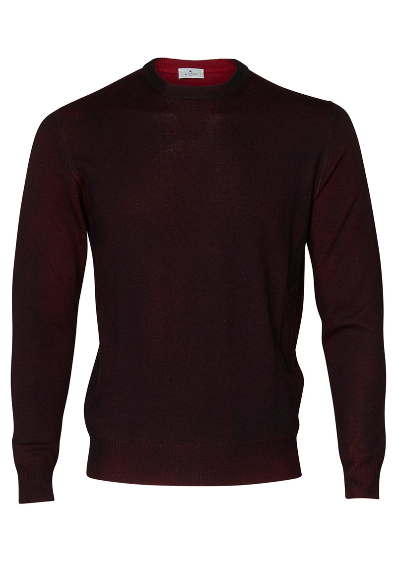 Dark Burgundy Long Sleeve Sweater