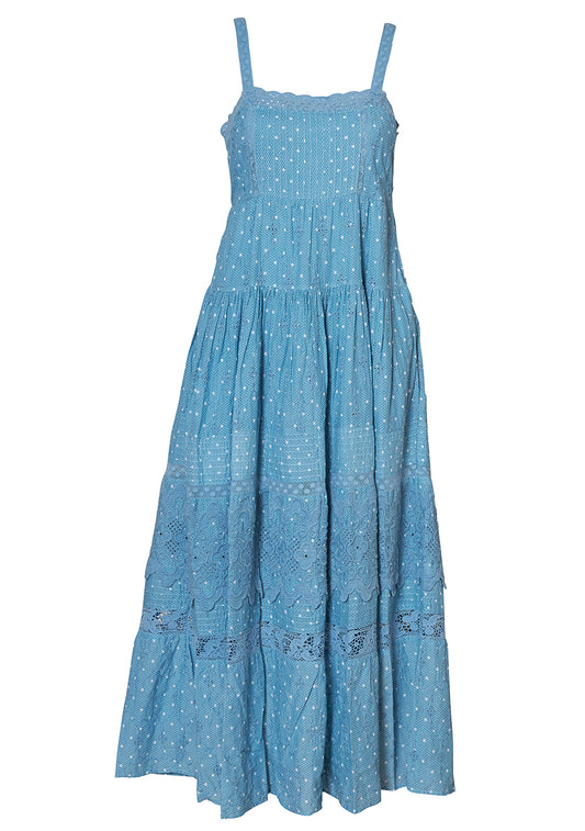 Blue Camisha Maxi Dress