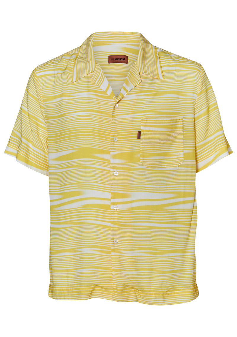 Camicia Bowling Shirt Yellow