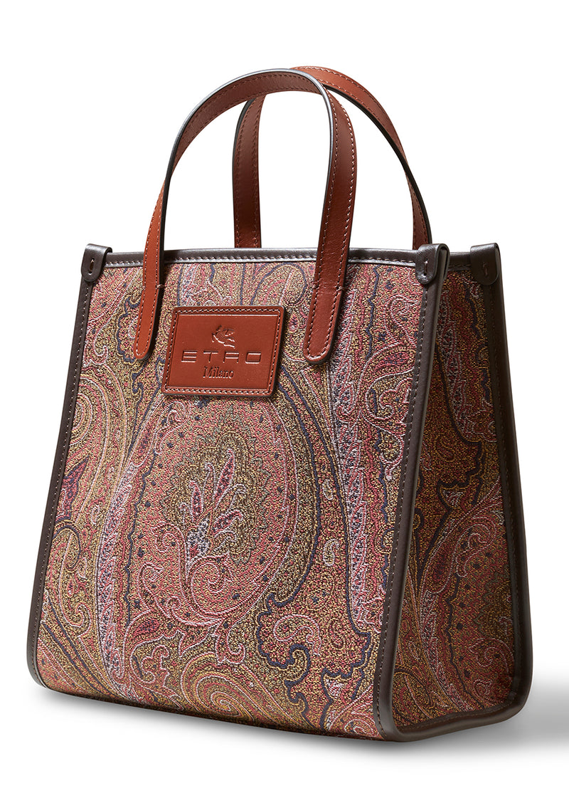 Small Paisley Jacquard Bag