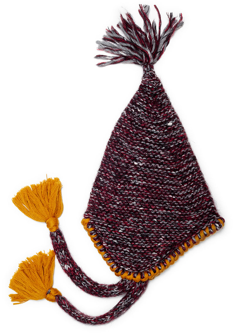 CROCHET-KNIT HAT