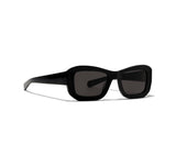 Norma Solid Black Sunglasses