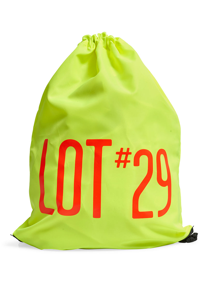 lot #29 Neon Yellow Gym Bag